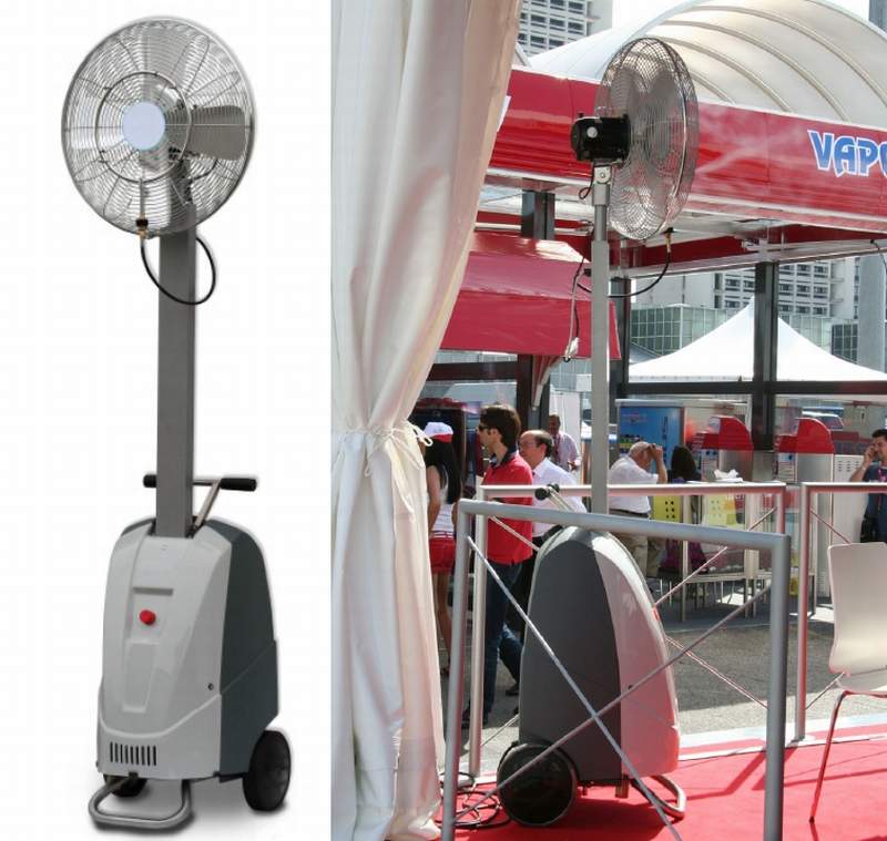 Movi Vent, ventilador móvil, refrigeración para terrazas